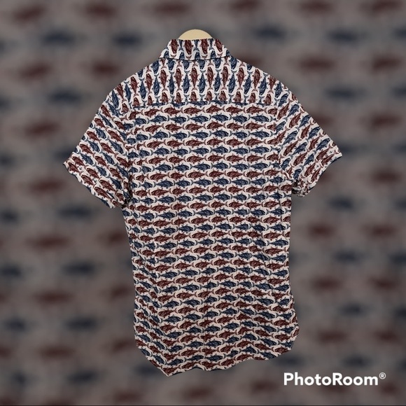 Free Mind Zipcode button down shirt - Picture 2 of 2